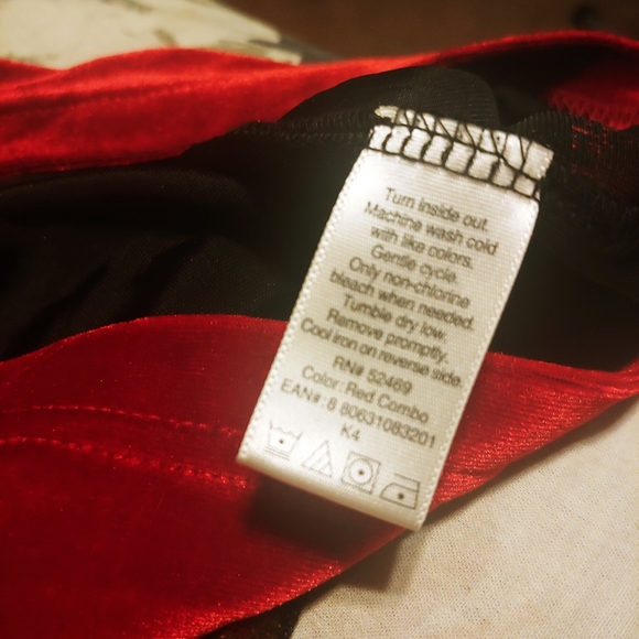 Vintage White Stag Velvety floral Christmas retro long sleeve Size XL - Picture 14 of 15